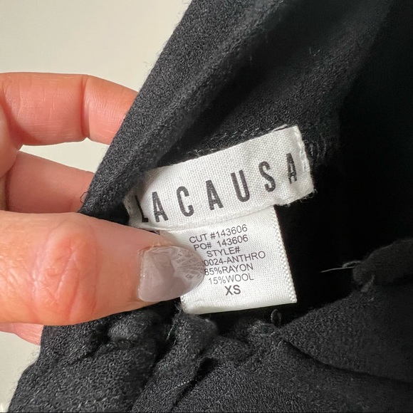 Anthropologie LACAUSA Cleo Jumpsuit black-xsmall - Picture 13 of 13